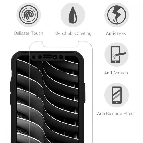 Pouzdro pro Apple iPhone X / iPhone XS, Polykarbonát, Černé, 43751.68