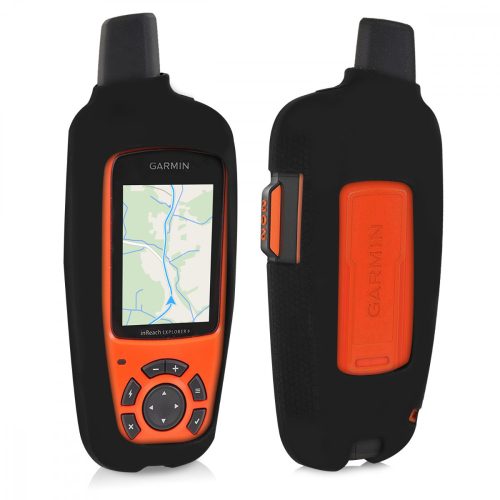 Ochranné pouzdro pro GPS Garmin inReach Explorer, Kwmobile, černé, silikonové, 44026.01