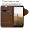Pouzdro pro Huawei Mate 10 Lite, přírodní kůže, hnědé, 44011.05