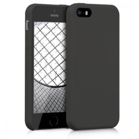   Pouzdro pro Apple iPhone 5 / iPhone 5s / iPhone SE, silikonové, černé, 42766.47