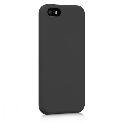 Pouzdro pro Apple iPhone 5 / iPhone 5s / iPhone SE, silikonové, černé, 42766.47