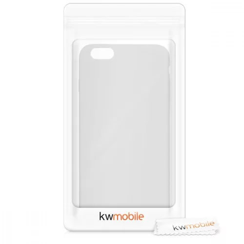 Pouzdro pro Apple iPhone 6 Plus / iPhone 6s Plus, silikonové, bílé, 37726.48