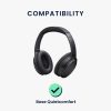 Sada 2 náušníků pro sluchátka Bose QuietComfort, Kwmobile, černá, ekokůže, 44230.01