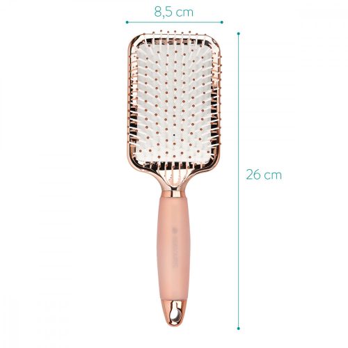 Navaris perlový kartáč na vlasy, růžový, 26 x 8,5 cm, 44334,02