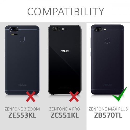 Pouzdro pro Asus Zenfone Max Plus, silikonové, průhledné, 44423.03