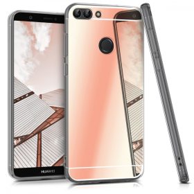   Pouzdro pro Huawei P Smart / Enjoy 7s, silikonové, růžové, 44435.81