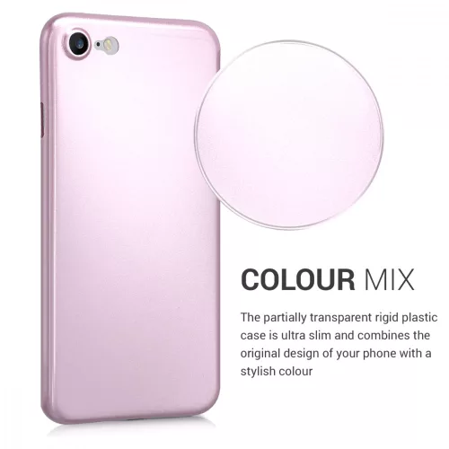 Pouzdro pro Apple iPhone 8 / iPhone 7 / iPhone SE 2, polykarbonát, růžový, 40839.31