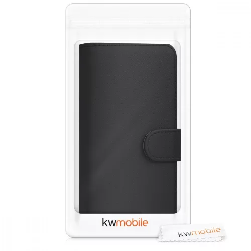 Pouzdro pro Wiko View Lite, Ekologická kůže, Černé, 44578.01
