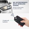 Kryt na klíče od auta pro Renault / Dacia - 4 tlačítka - Keyless Go, ekologická kůže, černá, 44637.01
