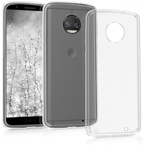 Kryt pro Motorola Moto G6 Plus, silikonový, průhledný, 44609.03