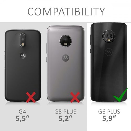 Kryt pro Motorola Moto G6 Plus, silikonový, průhledný, 44609.03