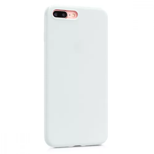 Pouzdro pro Apple iPhone 8 Plus / iPhone 7 Plus, silikonové, bílé, 39499,48
