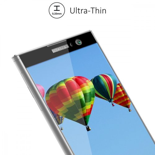 Ochranná fólie pro Sony Xperia XA2, kalibr, přední, černá, 44594.01