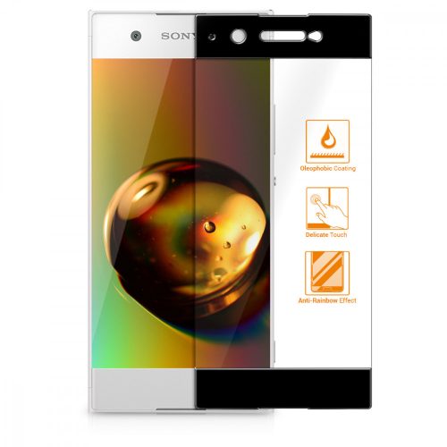 Ochranná fólie pro Sony Xperia XA1 Ultra, kwmobile, přední, černá, 44755.01
