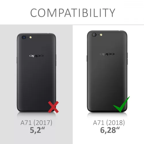 Kryt pro OPPO A71, silikon, průhledný, 44774.03