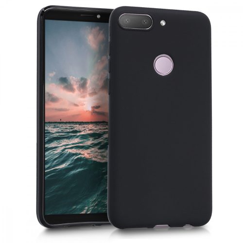 Kryt pro HTC Desire 12 Plus, silikonový, černý, 44792.47