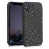 Pouzdro pro Apple iPhone X / iPhone XS, Textilní, Černé, 43479.01