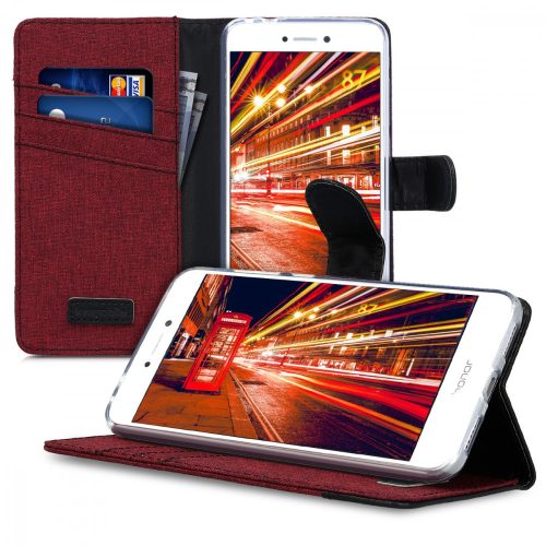 Kryt pro Huawei P9 Lite (2017), textilní, červený, 40893.04