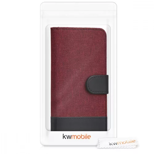 Pouzdro pro Xiaomi Redmi 5A, Textile, Red, 43842.20