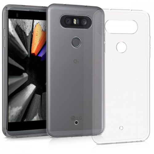 Pouzdro pro LG Q8, silikonové, průhledné, 44947.03