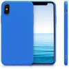Pouzdro pro Apple iPhone X / iPhone XS, silikonové, modré, 43940.104