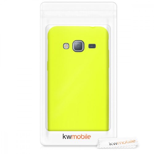 Pouzdro pro Samsung Galaxy J3 (2016), silikonové, žluté, 45181.75
