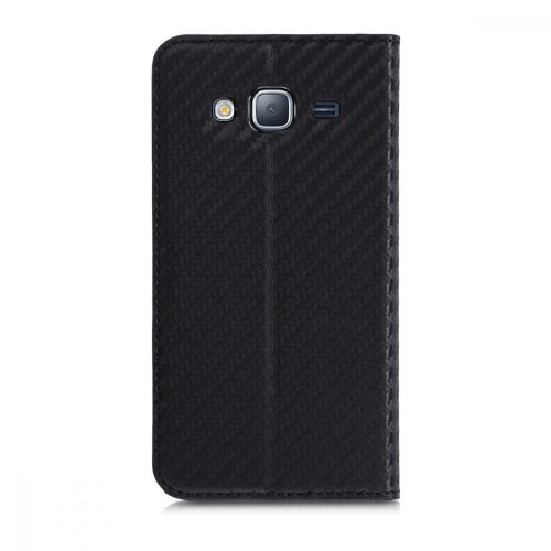 Pouzdro pro Samsung Galaxy J3 (2016), ekokůže, černá, 45157.01