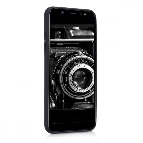 Pouzdro pro Samsung Galaxy A6 (2018), silikonové, černé, 45247.47
