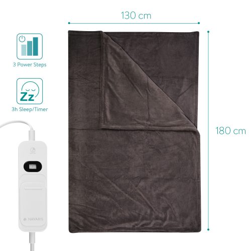 Navaris vyhřívaná elektrická deka 180 x 130 cm, 45274.03.01