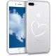 Husa pentru Apple iPhone 8 Plus / iPhone 7 Plus, Silicon, Alb, 45352.01