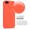 Pouzdro pro Apple iPhone 5 / iPhone 5s / iPhone SE, silikonové, oranžové, 42766.69
