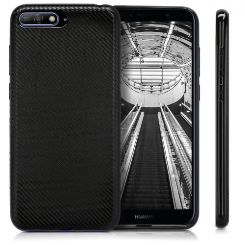 Pouzdro pro Huawei Y6 (2018), silikonové, černé, 45556.01
