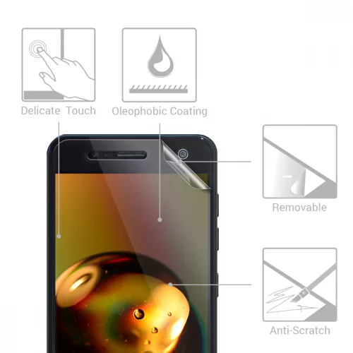 Sada 3 ochranných fólií pro ZTE Blade V8 Mini, Kwmobile, Front, Transparent, 45581.1