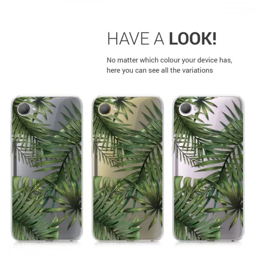 Kryt pro HTC Desire 12, silikonový, zelený, 45595.01