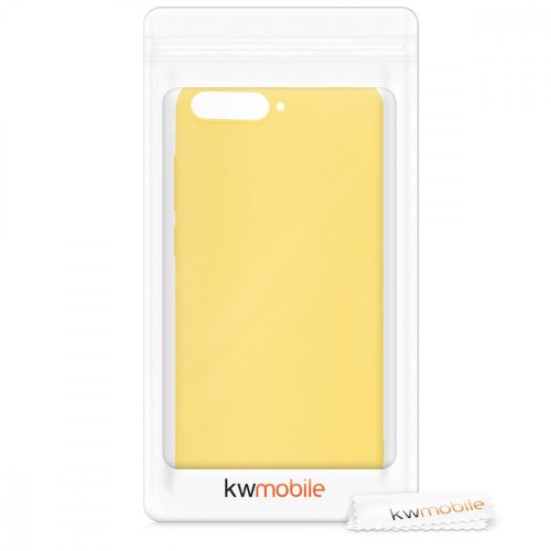 Pouzdro pro Huawei Y6 (2018), silikonové, žluté, 44878.49