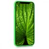 Pouzdro pro Apple iPhone X / iPhone XS, silikonové, zelené, 43940.44