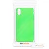 Pouzdro pro Apple iPhone X / iPhone XS, silikonové, zelené, 43940.44