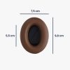 Sada 2 náušníků pro sluchátka Bose QuietComfort, Kwmobile, Hnědá, Ekologická kůže, 44230.18