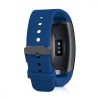 Sada 2 popruhů pro Samsung Gear Fit2 / Gear Fit 2 Pro, kwmobile, silikon, modrá / černá, 38830.04