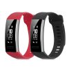 Sada 2 popruhů pro Huawei Band 2 / Band 2 Pro, kwmobile, silikon, černá / červená, 43318.20