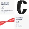 Sada 2 popruhů pro Huawei Band 2 / Band 2 Pro, kwmobile, silikon, černá / červená, 43318.20