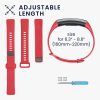 Sada 2 popruhů pro Huawei Band 2 / Band 2 Pro, kwmobile, silikon, černá / červená, 43318.20