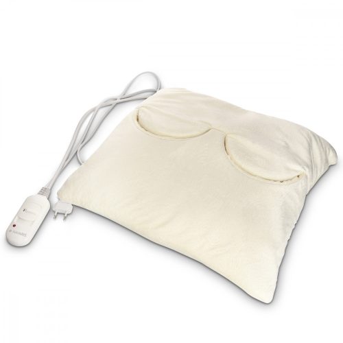 Elektrický polštář 2v1 s vyhříváním na nohy, záda, krk, krém, 45831.01