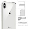 Sada 3 ochranných fólií pro Apple iPhone XS Max, kwmobile, zadní, průhledná, 45920.5