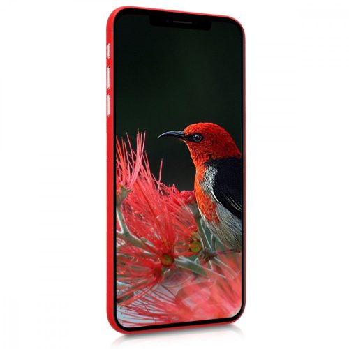 Pouzdro pro Apple iPhone XS Max, polykarbonát, červené, 45951.20