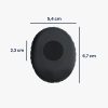 Sada 2 náušníků pro sluchátka Sennheiser HD228/HD229/HD220, Kwmobile, Černá, Ekologická kůže, 45942.01