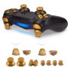 Sada tlačítek pro PlayStation 4 Pro/PS4 Slim Controller, Kwmobile, Gold, Aluminium, 46055.21