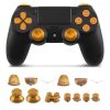 Sada tlačítek pro PlayStation 4 Pro/PS4 Slim Controller, Kwmobile, Gold, Aluminium, 46055.21