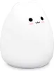 Silikonové LED noční světlo - XS Cat, Navaris, bílá, 46060.01