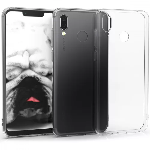 Kryt pro Huawei Honor Play, silikonový, průhledný, 46098.03